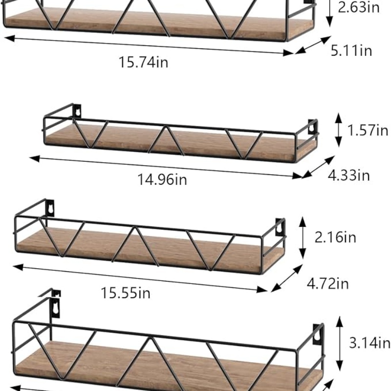Floating Shelves Set of 4