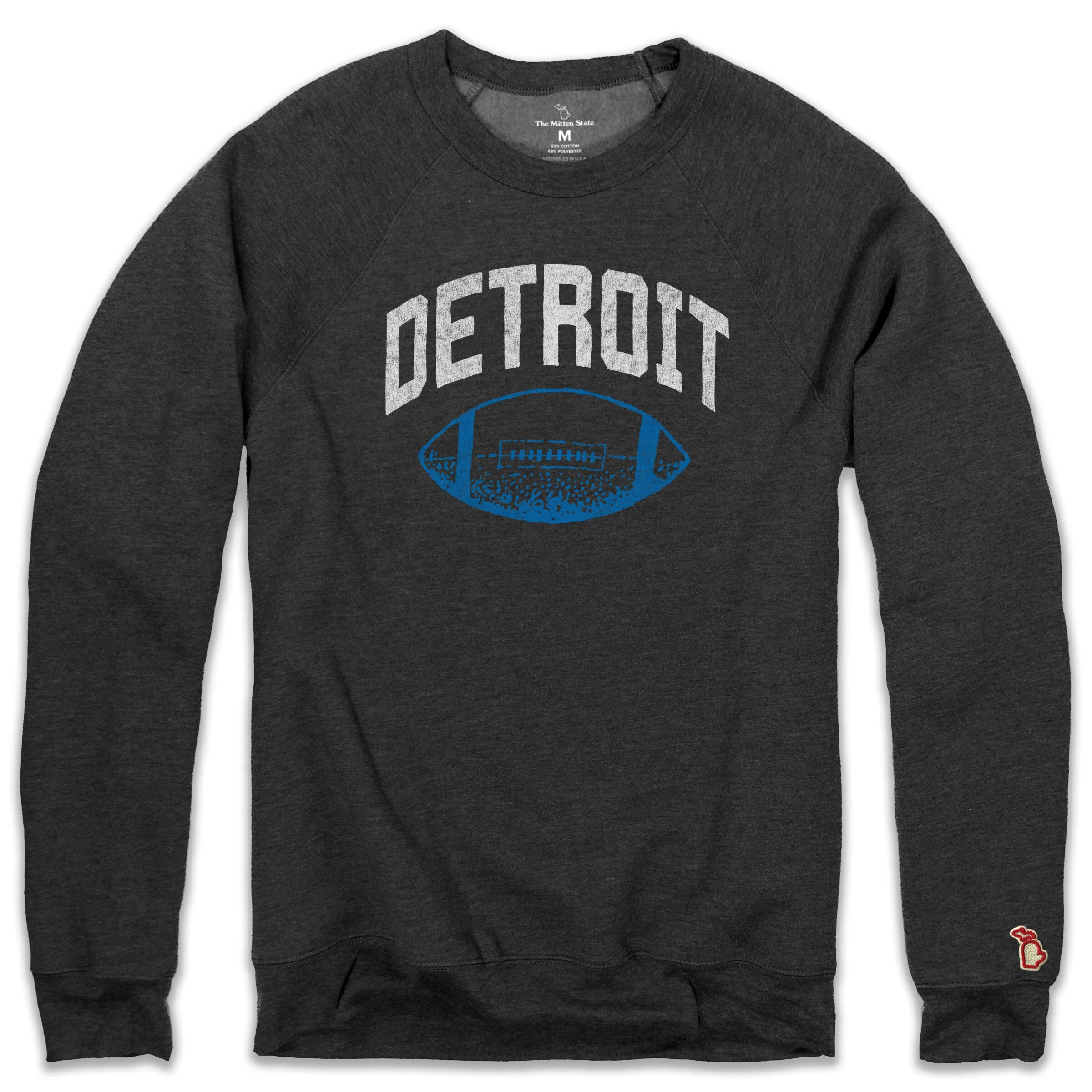 DETROIT FOOTBALL FLEECE SWEATSHIRT (UNISEX)