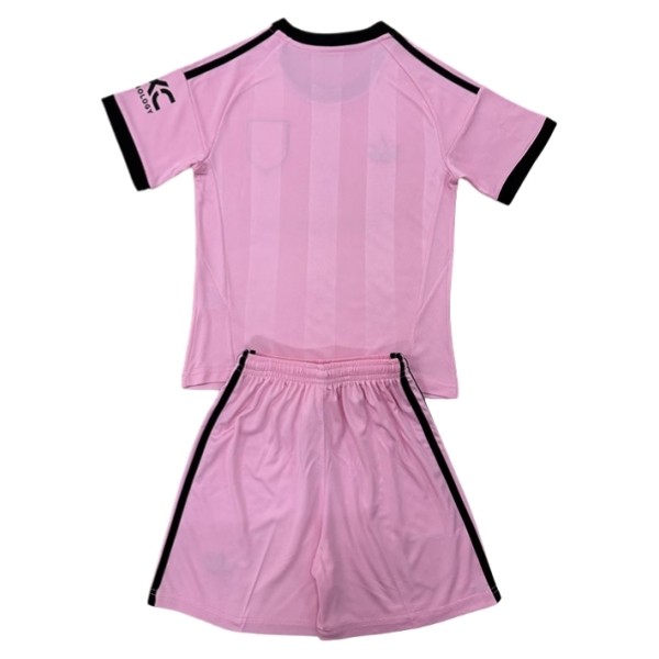 Manchester United Pink Goalkeeper Kids Kit Jersey+Shorts 2025/26