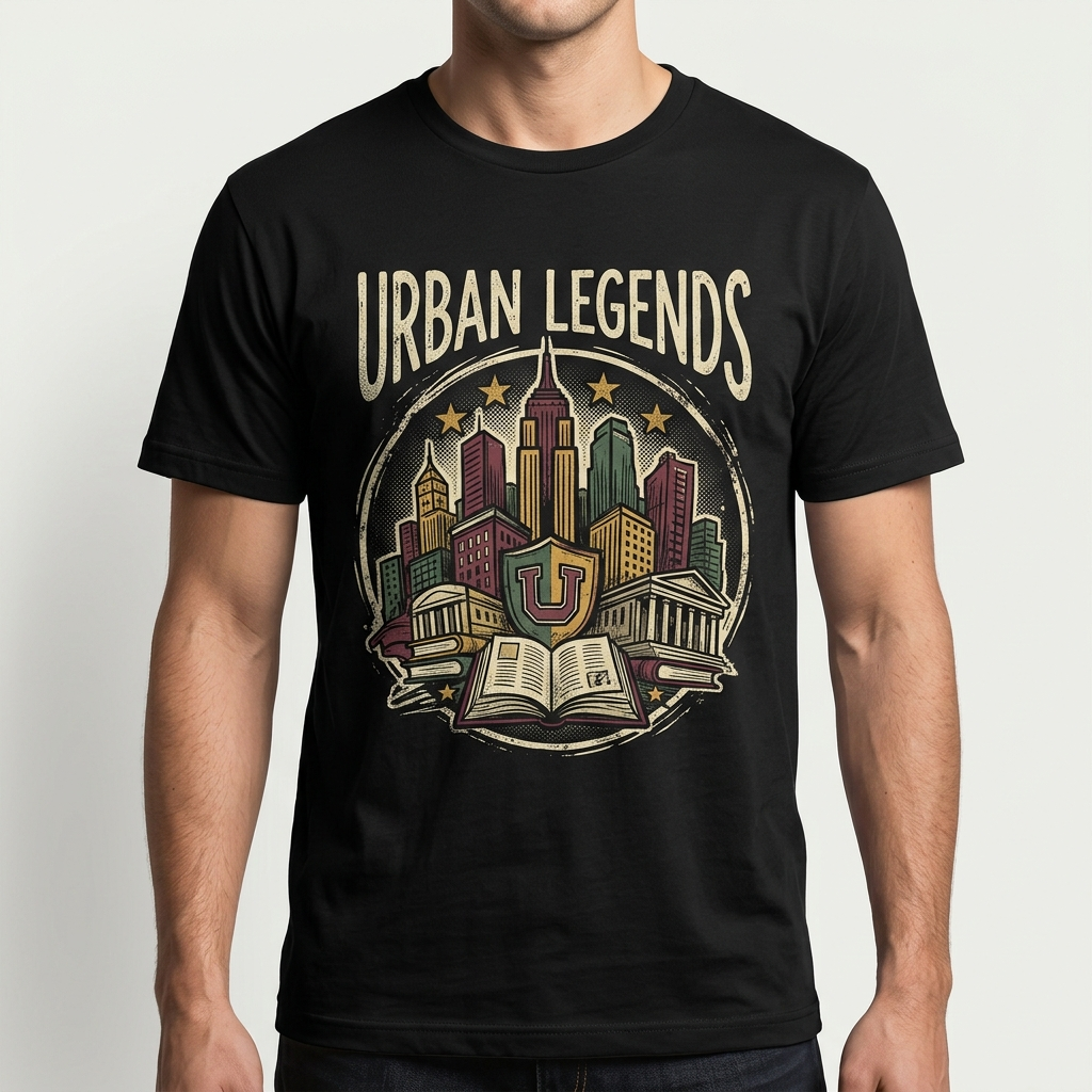 City Varsity Tee, Vintage Athletic Graphic T-Shirt, Unisex Streetwear Shirt CityTee3