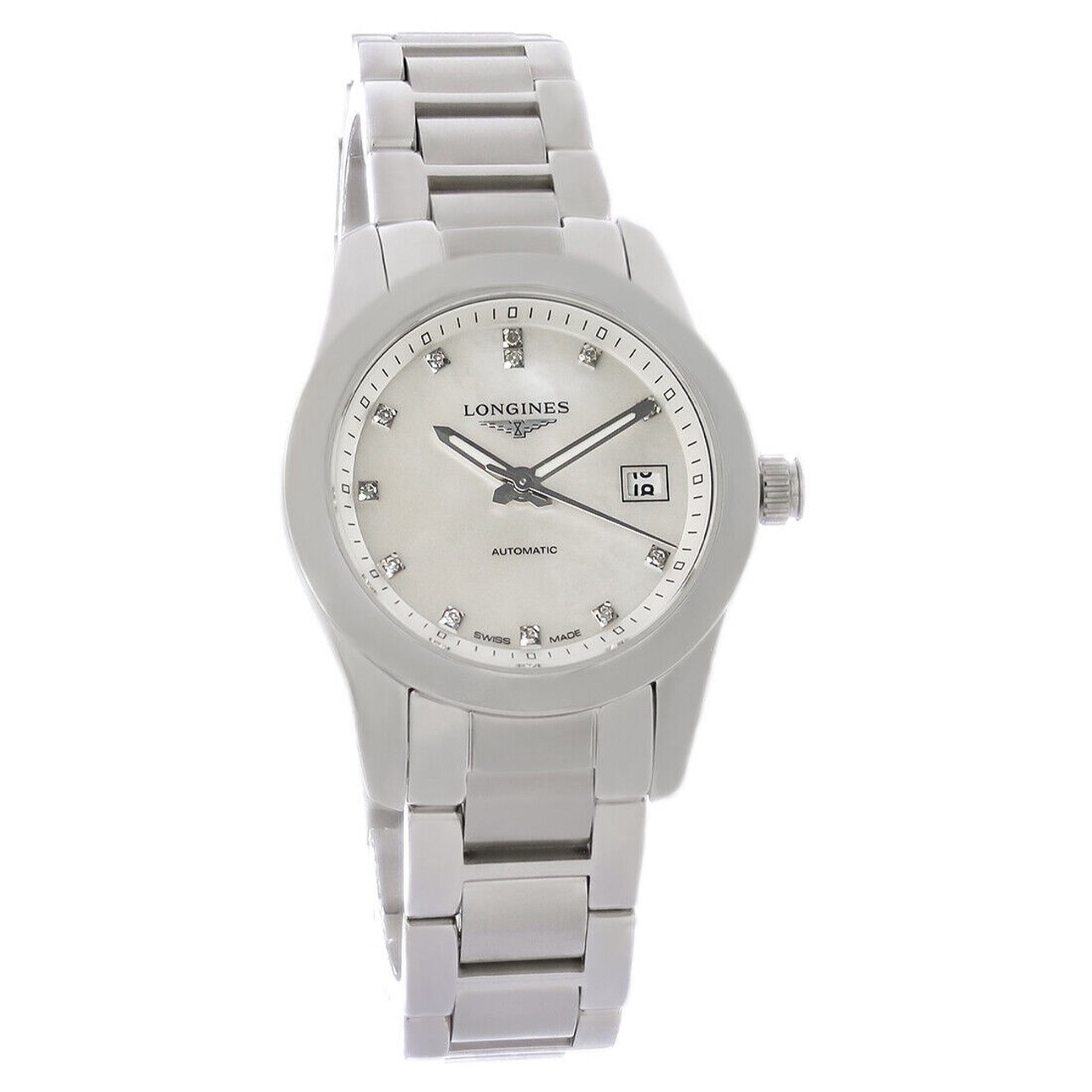 [2026 Mirror Grade]Longines Women's L2.285.4.87.6 Conquest Stainless Steel Watch