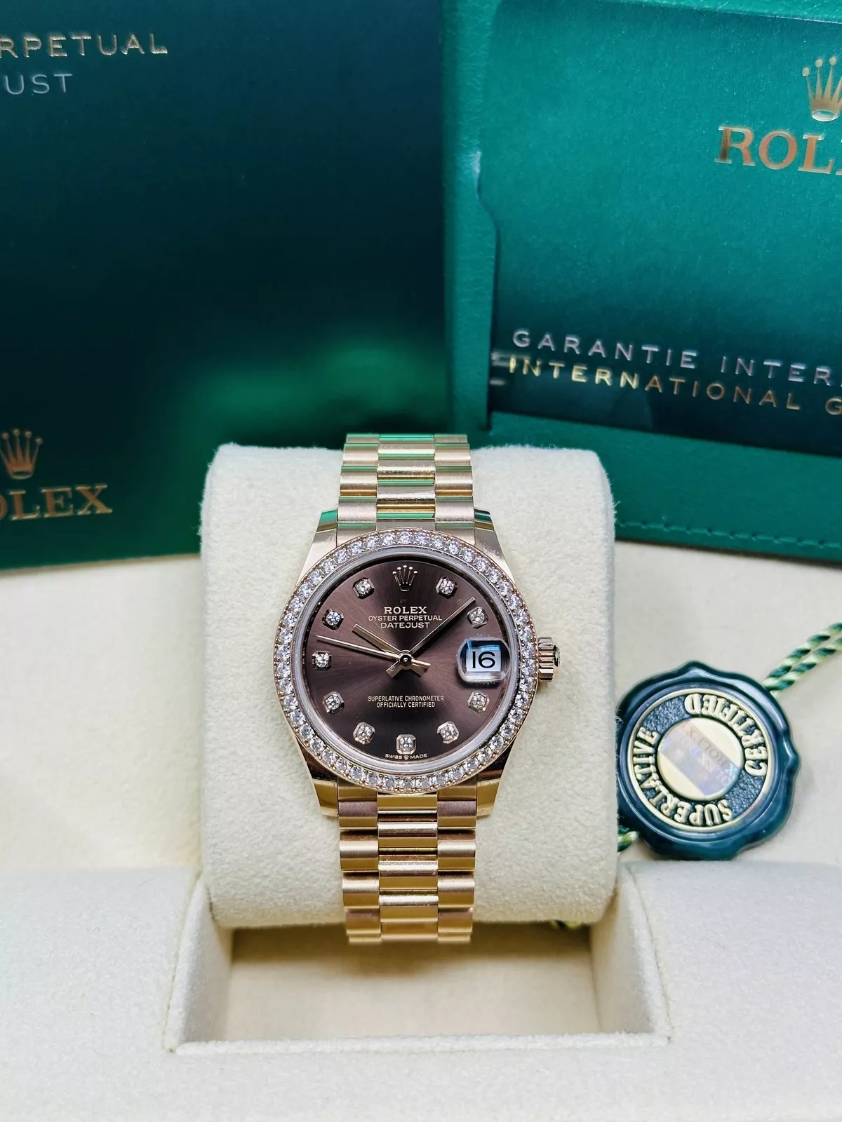[2026 Mirror Grade]RLX Datejust m278285RBR-0006 Chocolate Dial 31mm