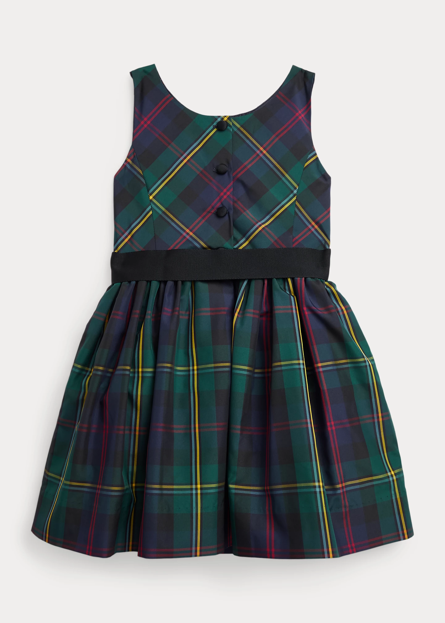 Plaid Fit-and-Flare Dress