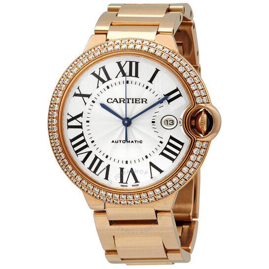 [2026 Mirror Grade]BALLON BLEU Rose Gold Diamond 42mm