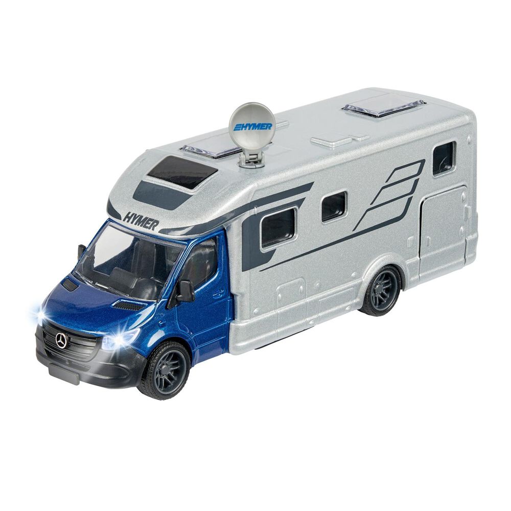 Majorette Pojazd metalowy kamper Hymer Grand Series, 19 cm, światło i dźwięk