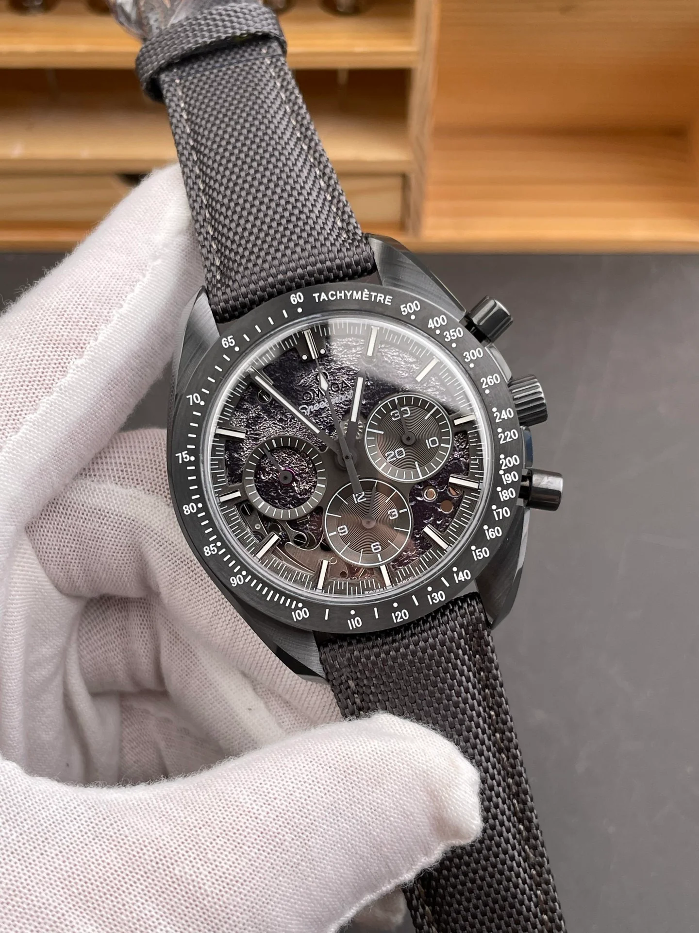Speedmaster Grey Ceramic Dark Side of the Moon