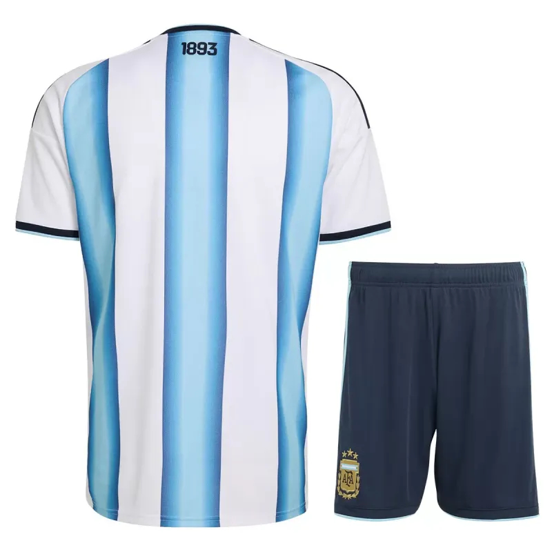 World Cup 2026 Argentina Home Kit Soccer Jersey+Shorts for Adult