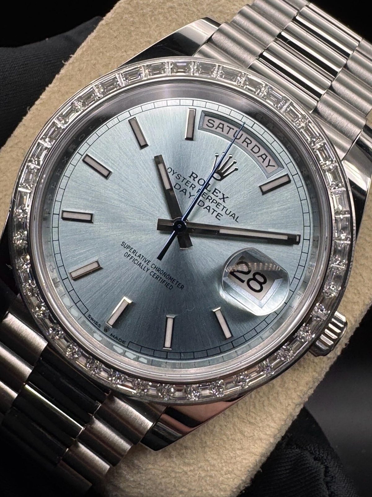 [2026 Mirror Grade]RLX Day-Date 40mm 228396TBR-0039 Ice Blue Dial