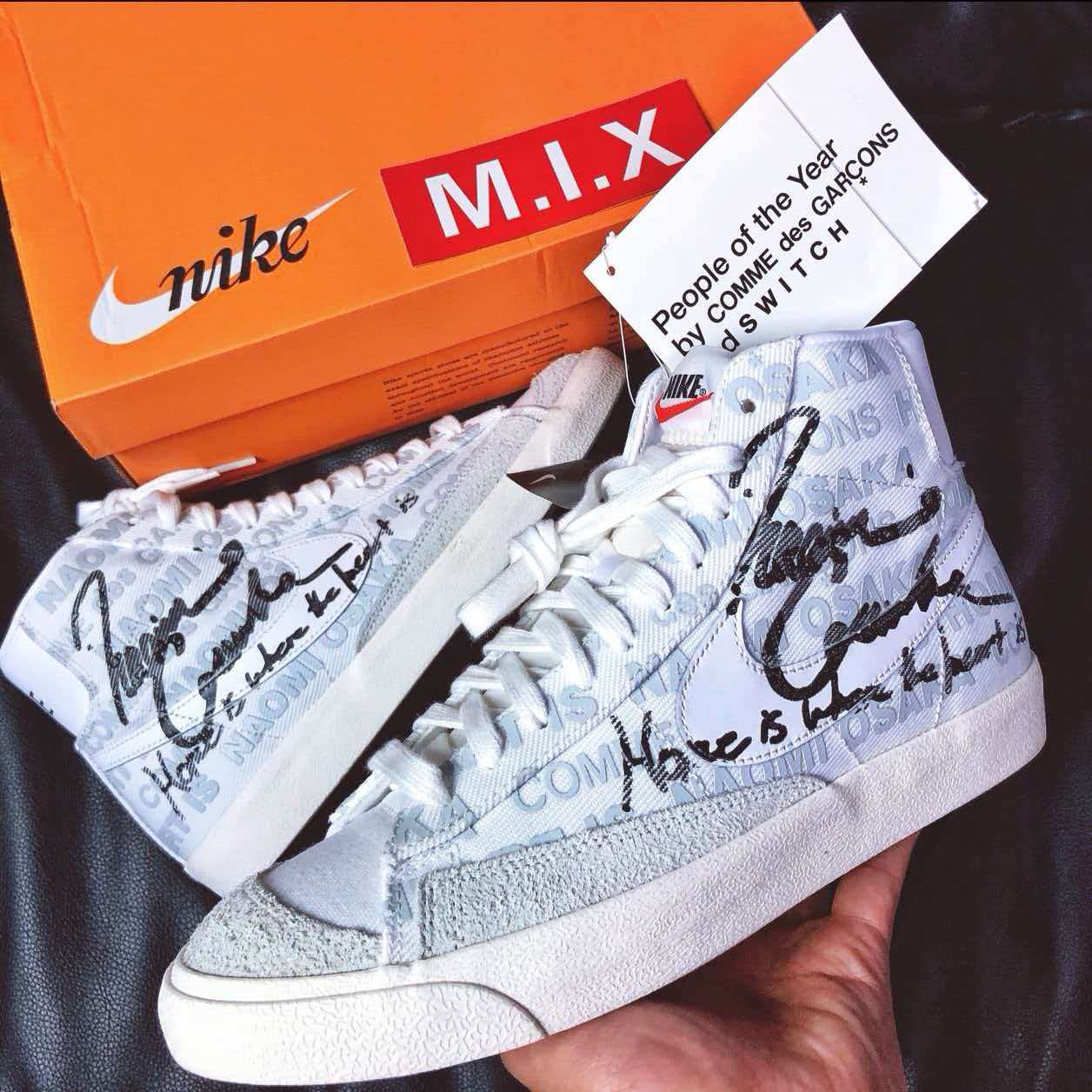 Naomi Osaka × COMME des GARÇONS × Nike Blazer Mid '77