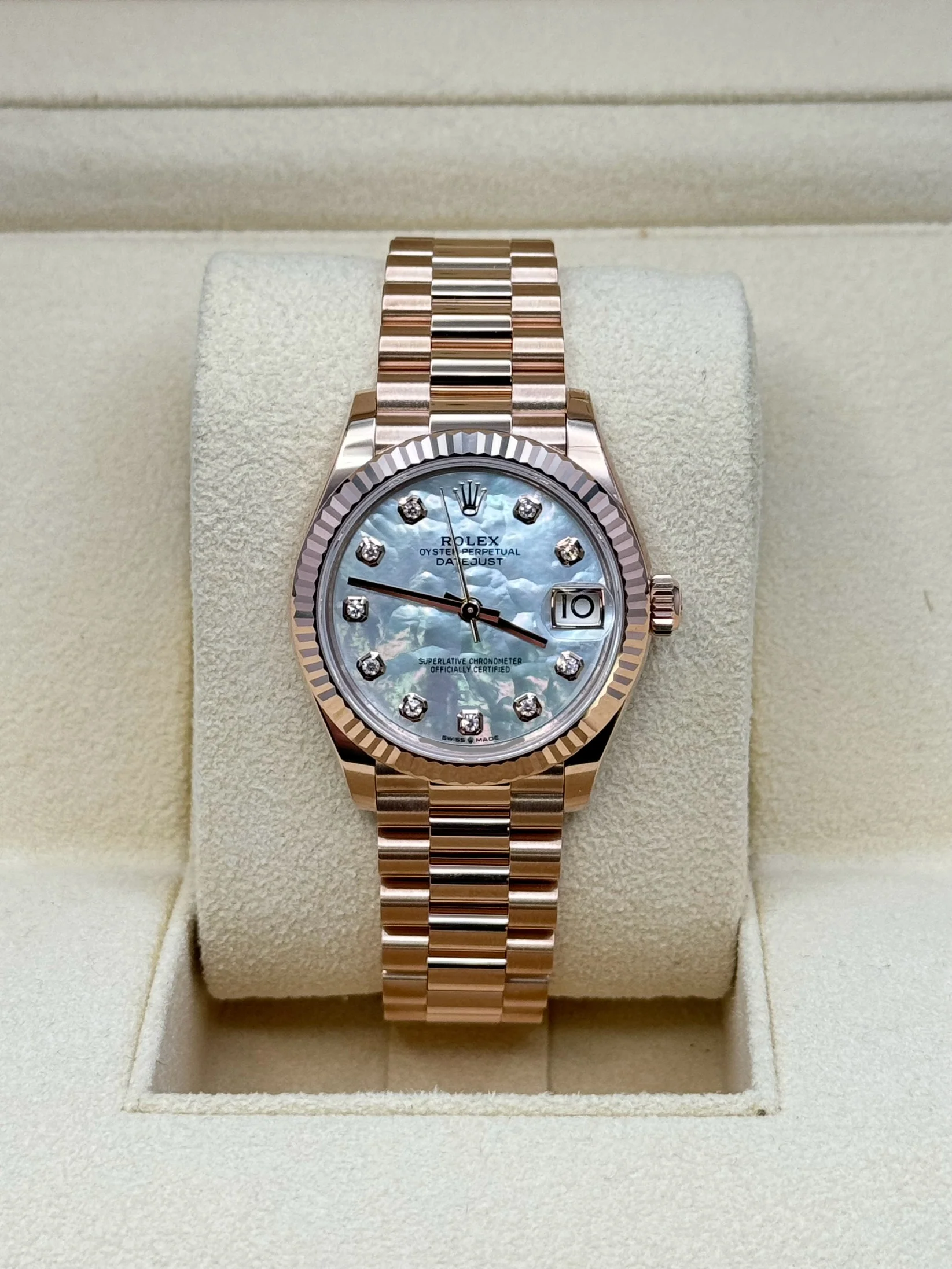 [2026 Mirror Grade]RLX Datejust m278275-0009 Mother-of-Pearl 31mm Dial