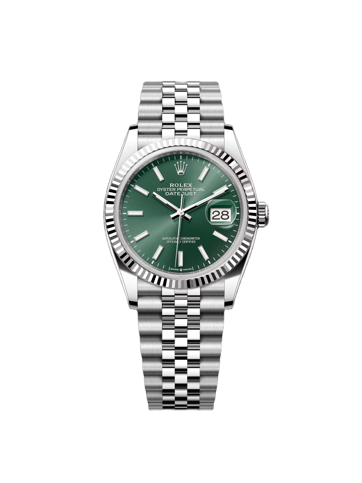 [2026 Mirror Grade]RLX  Datejust 36mm 126234 Mint Green Dial Jubilee Bracelet Watch