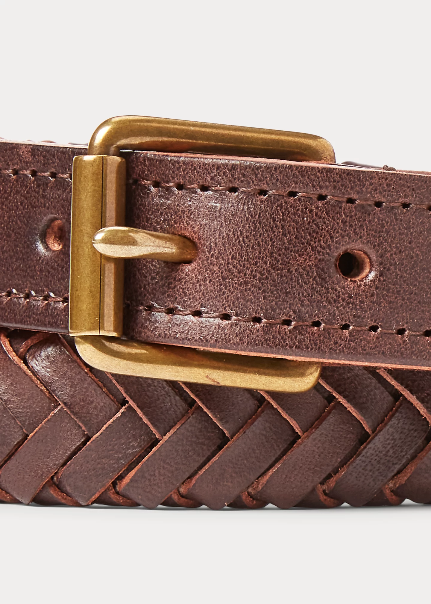 Braided Leather Belt