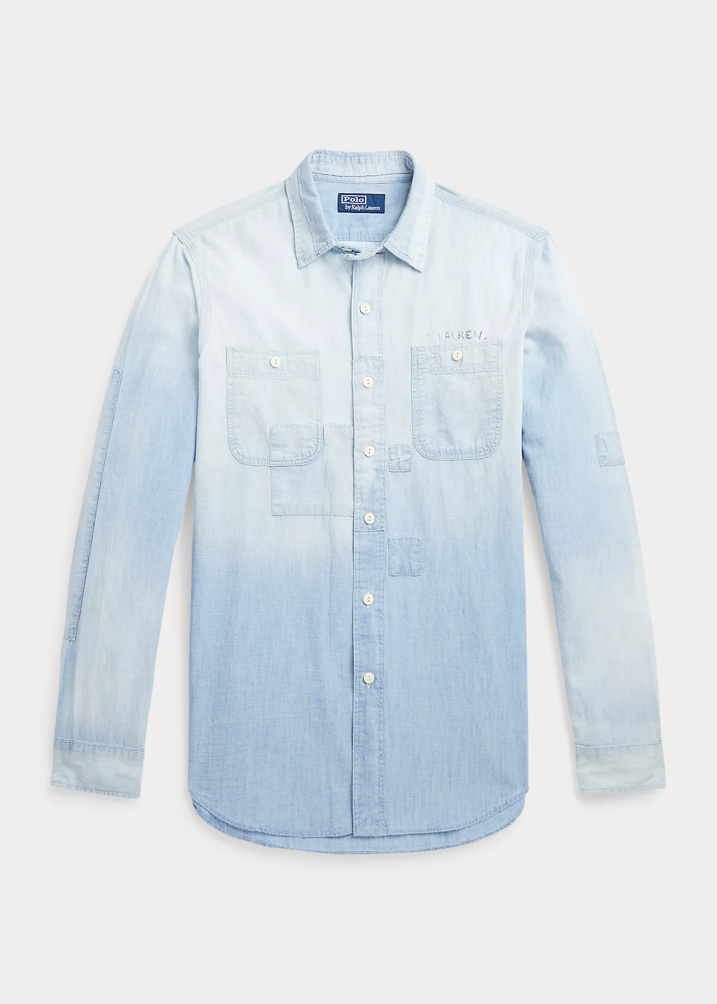 Classic Fit Indigo Chambray Workshirt