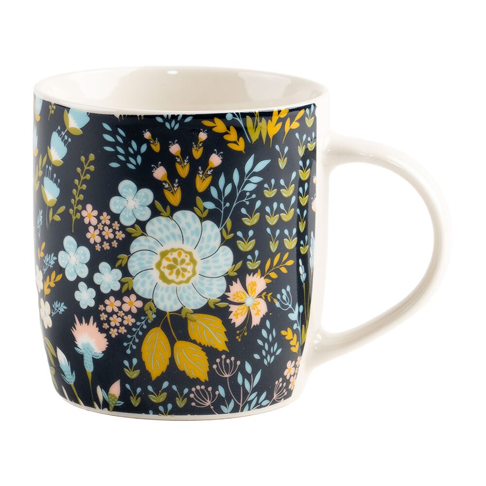 ALLIVIOZestaw kubków porcelanowych Allivio, 330 ml, 4 sztuki, kwiaty