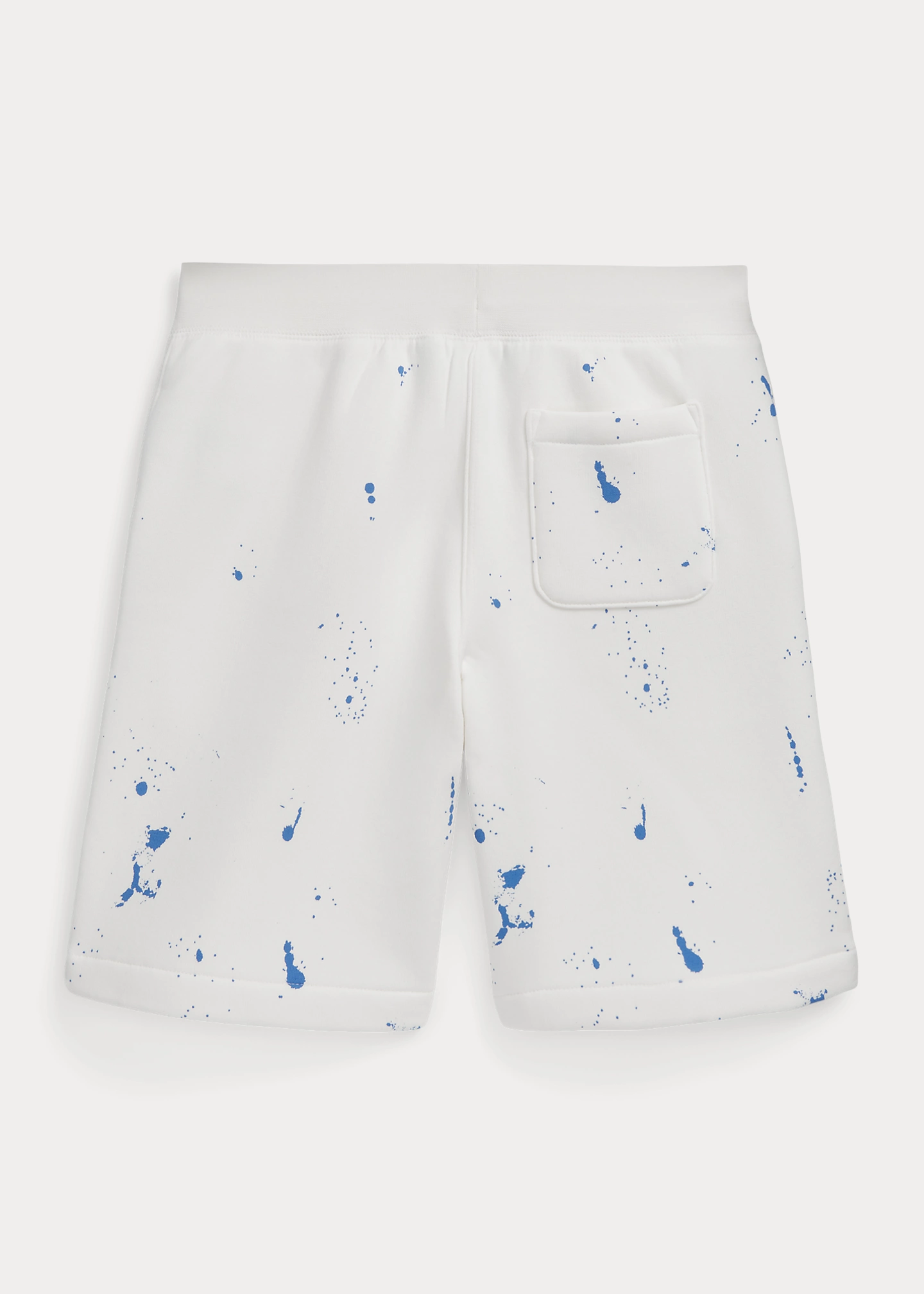 Paint-Splatter-Print Fleece Short