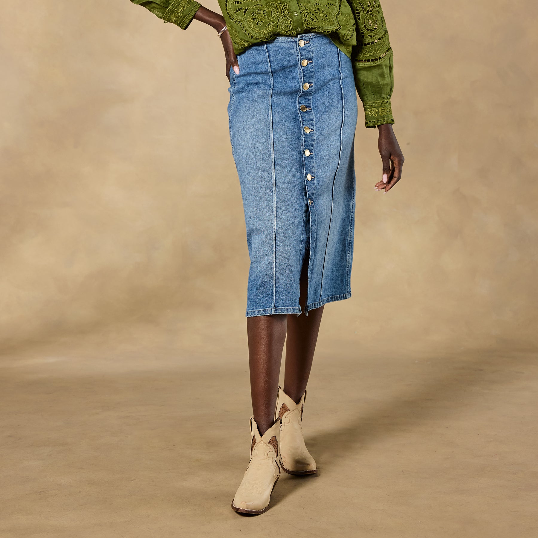 Alma Denim Skirt