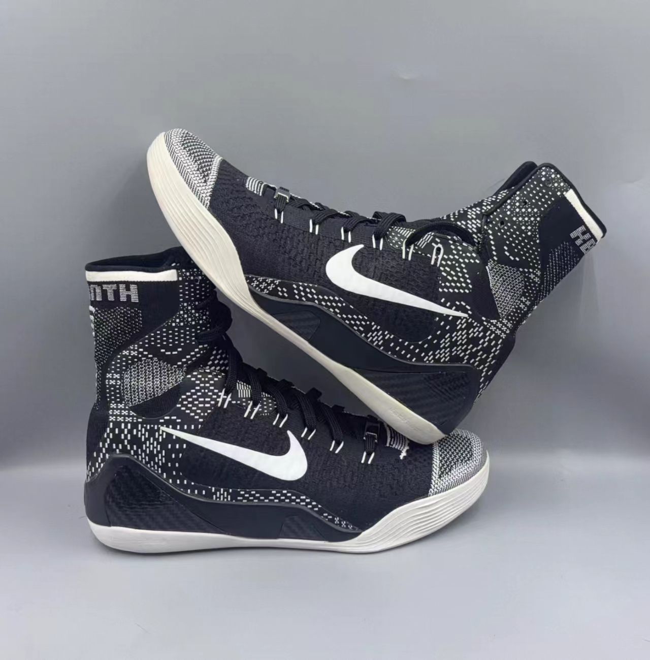 Nike Kobe 9 Elite High "Black/White"