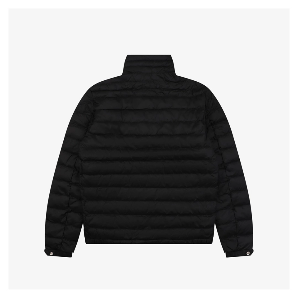 Mxxcler Leather-Trim Pocket Knit Down Jacket#MT-091