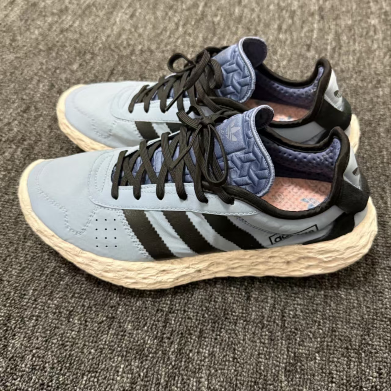 adidas ZPonge Shoes Light Blue Black
