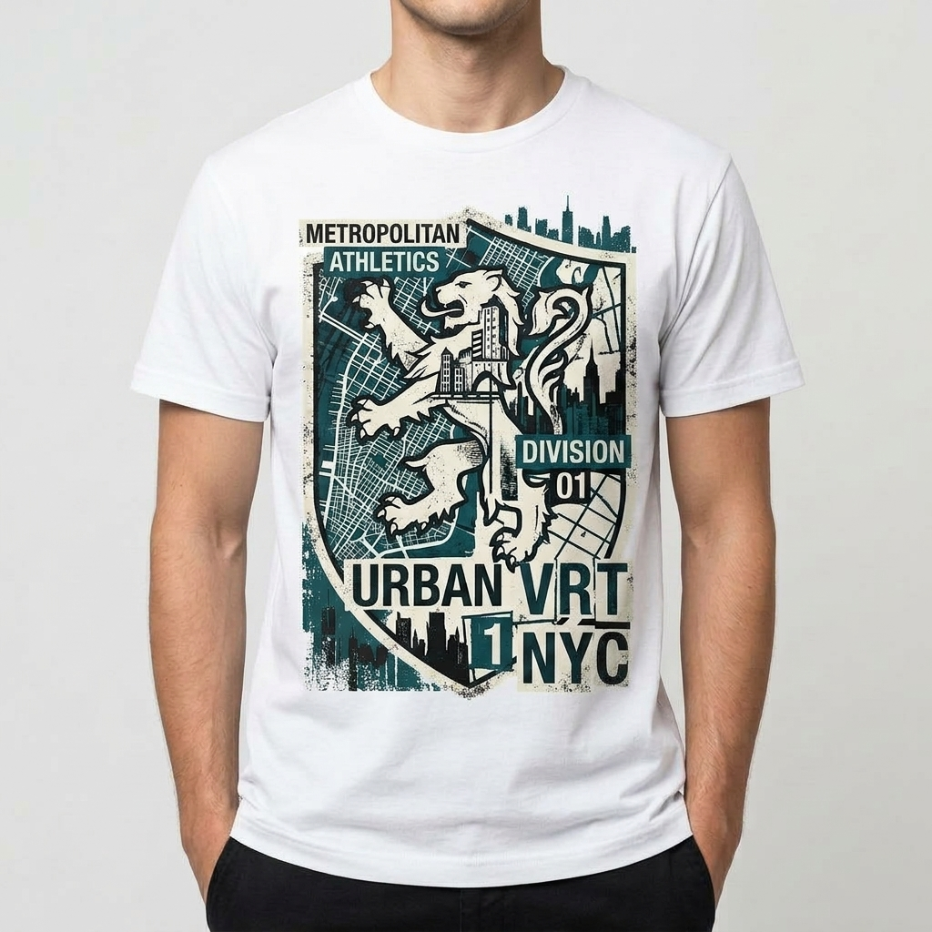 City Varsity Tee, Vintage Athletic Graphic T-Shirt, Unisex Streetwear Shirt CityTee2