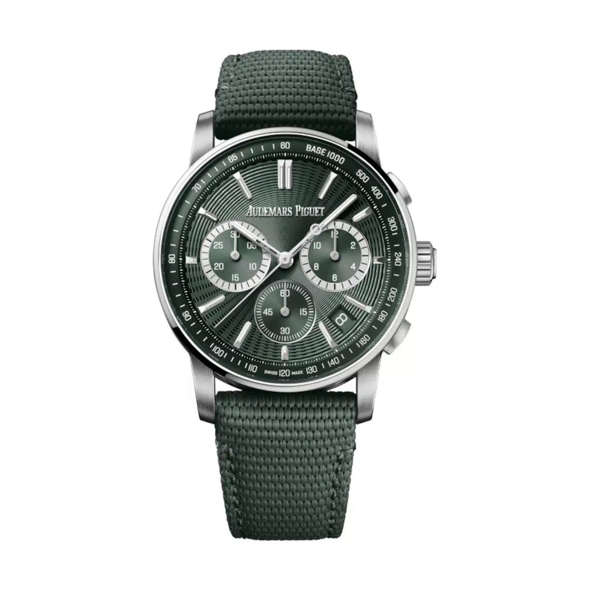 [2026 Mirror Grade]Audemars Piguet Code 11.59 Green Dial Green Rubber Strap Watch 41mm 26393ST.OO.A056KB.01