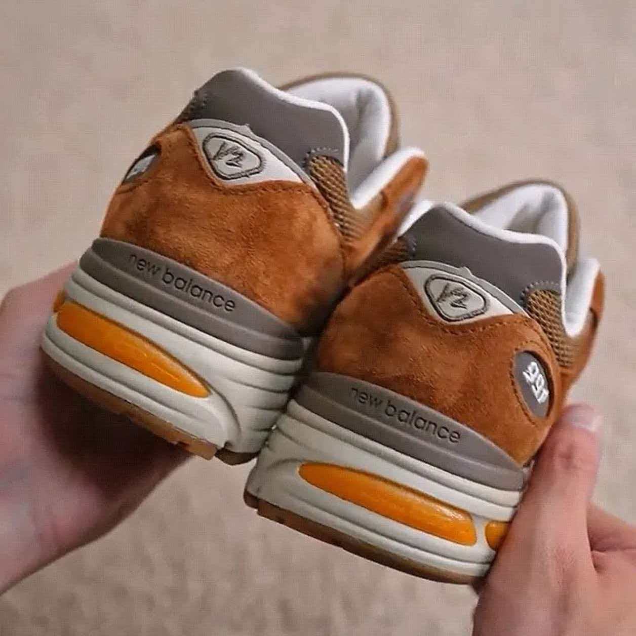 New Balance 991v2 Made in England 'Caramel Cafe'