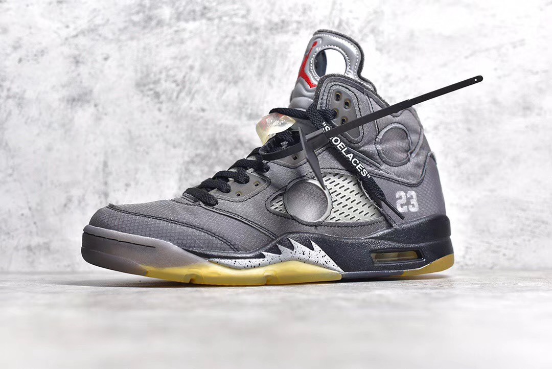 PK OFF-WHITE X AIR JORDAN RETRO 5 SP CT8480-001