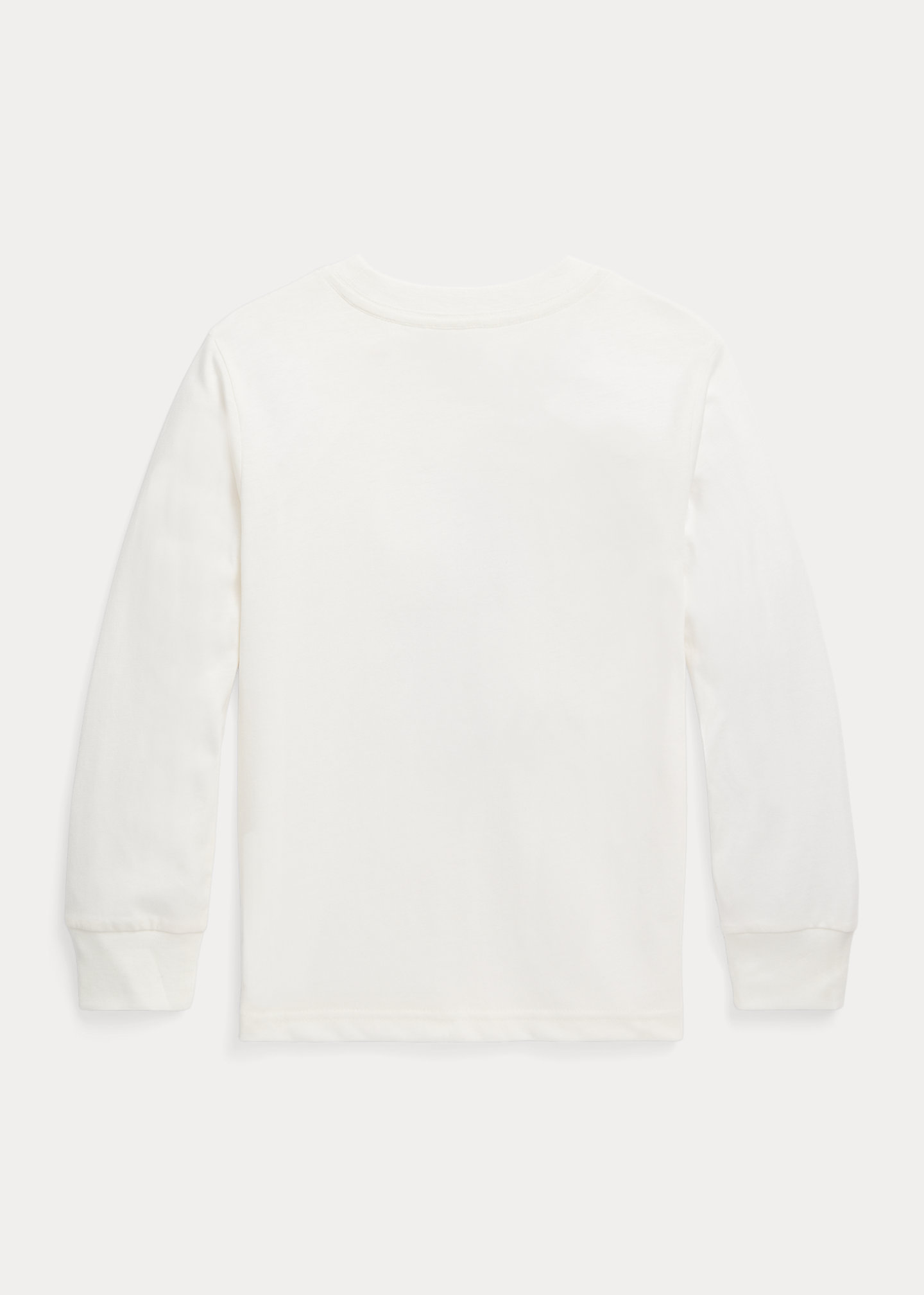 Plaid Big Pony Cotton Long-Sleeve Tee