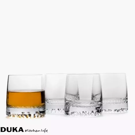 MARKA DUKA Szklanki do whisky DUKA LYX 4 szt. 300 ml szklane