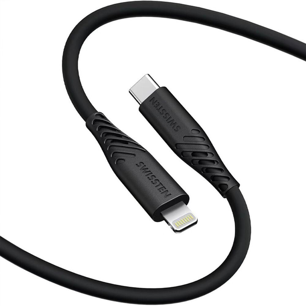 SWISSTENKabel USB-C - Lightning Swissten, 60 W, 1,5 m