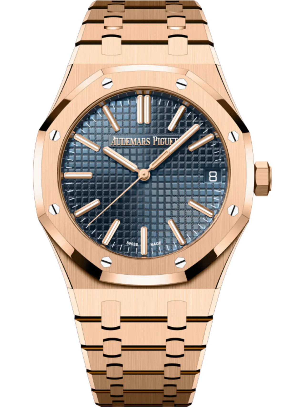 [2026 Mirror Grade]Audemars Piguet ROYAL OAK Pink Gold “Night Blue Cloud 50” Dial 41mm 15510OR.OO.1320OR.03