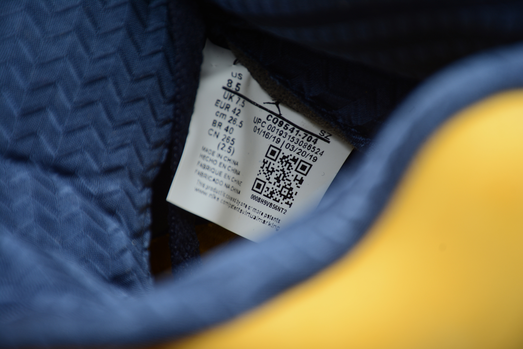 Air Jordan 5 Retro Michigan (2019) CQ9541-704