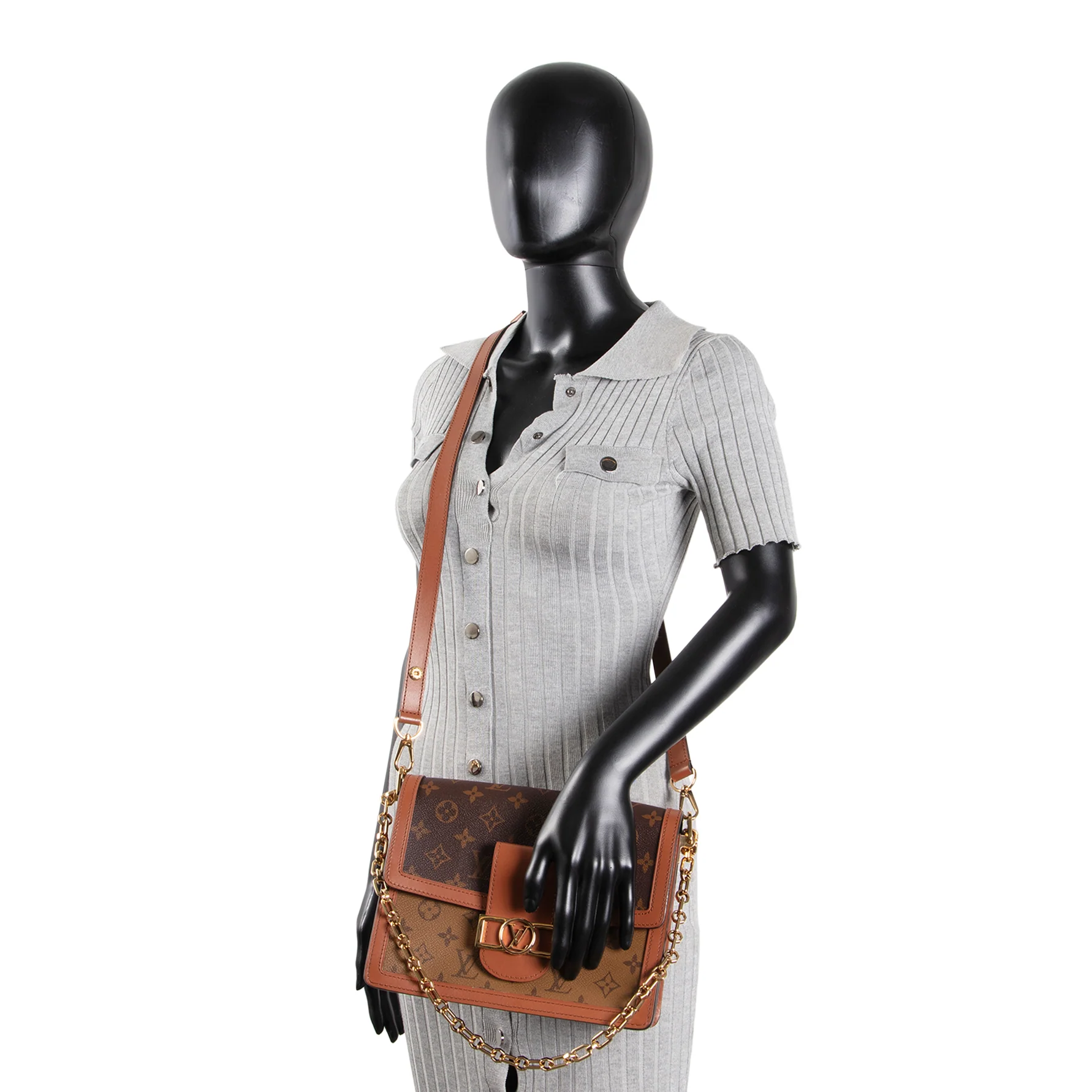 LOUIS VUITTON Reverse Monogram Dauphine MM