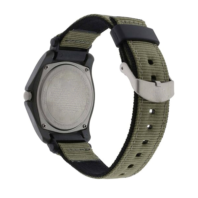 KINDWIN Men's Adventure Series Camper Nylon/Leather Strap Watch