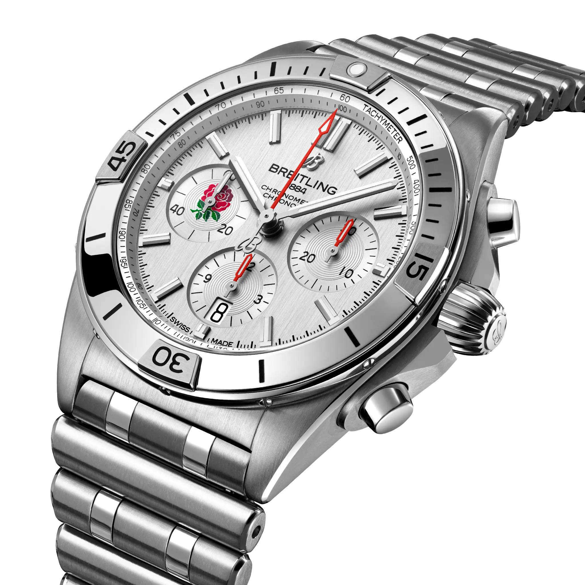 [2026 Mirror Grade]Breitling Chronomat B01 42 Six Nations England AB0134A71A1A1