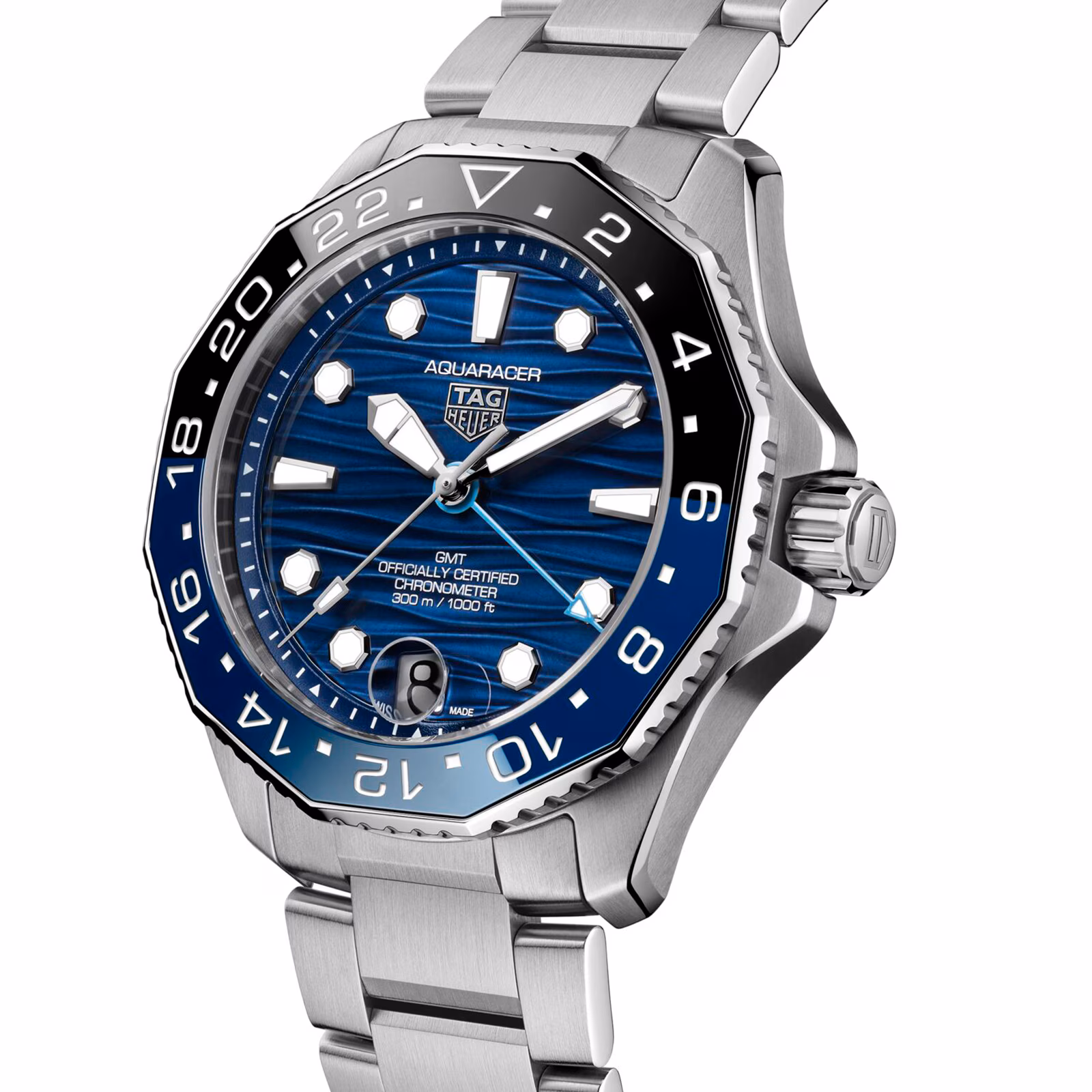 [2026 Mirror Grade]TAG Heuer Aquaracer Professional 300 GMT 42mm Mens Watch Blue WBP5114.BA0013