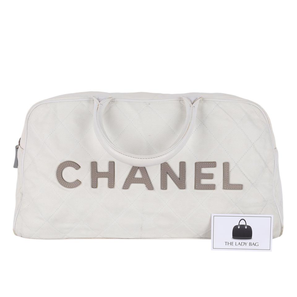 Sports Quilted Handbag White