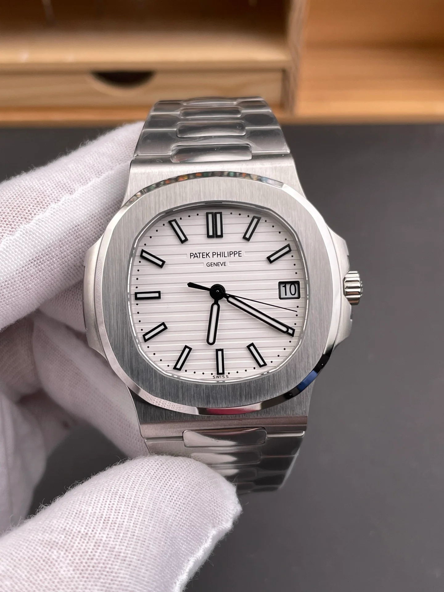 Nautilus 5711 White Dial