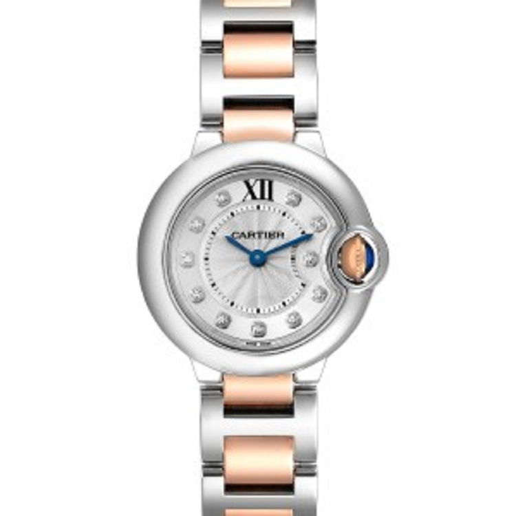 [2026 Mirror Grade]BALLON BLEU Rose Gold Mix Diamond Dial 36mm
