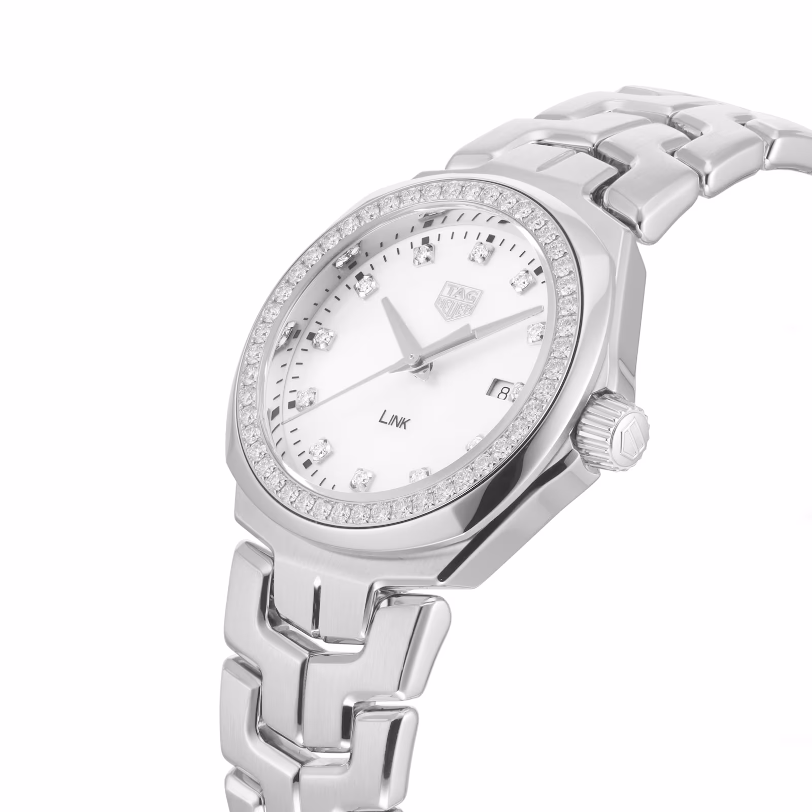 [2026 Mirror Grade]TAG Heuer Link 32mm Diamond Bezel Ladies Watch WBC1316.BA0600