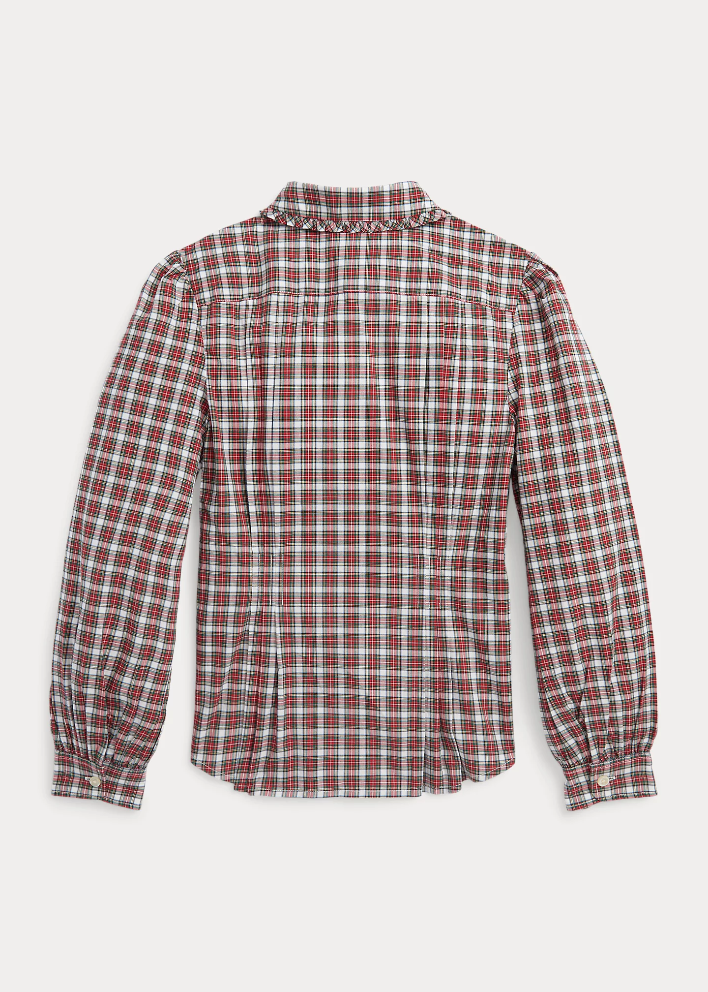 Plaid Cotton Poplin Shirt