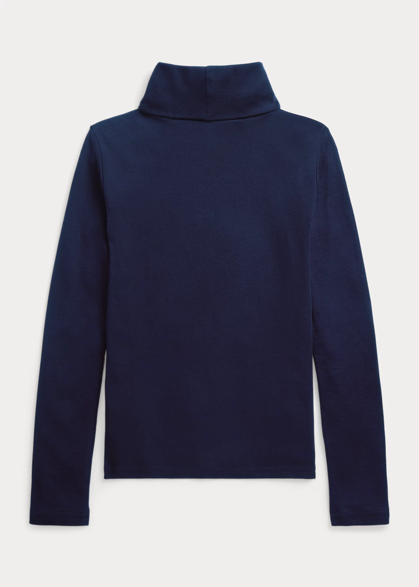 Ribbed Cotton-Blend Turtleneck