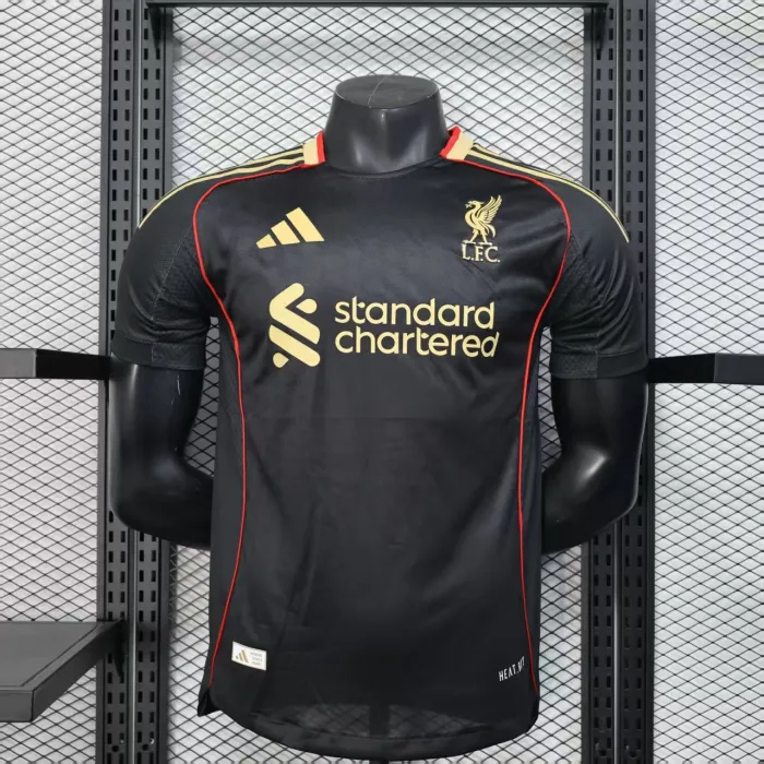 Liverpool Authentic Football Jersey Black Special Edition Shirt 2025/26