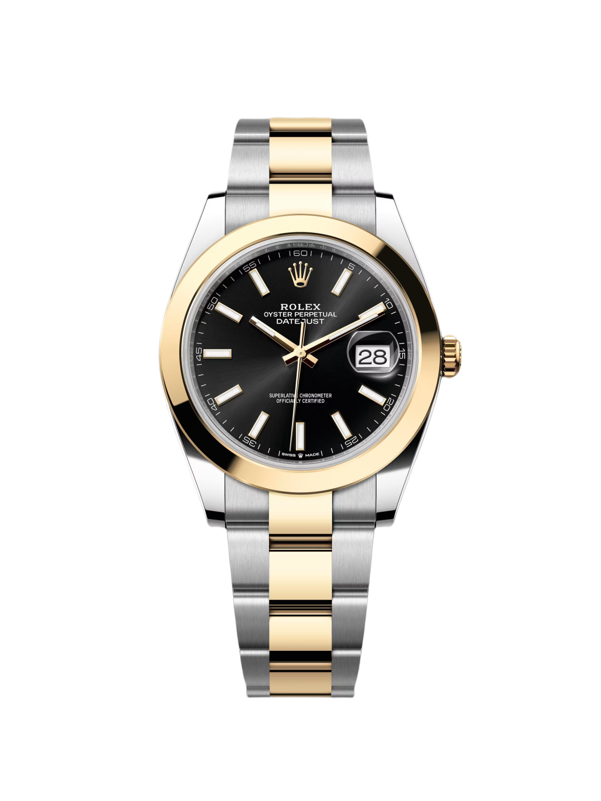 [2026 Mirror Grade]RLX Datejust 41mm 126303 Black Index Jubilee 41mm Steel and Yellow Gold Mens Watch