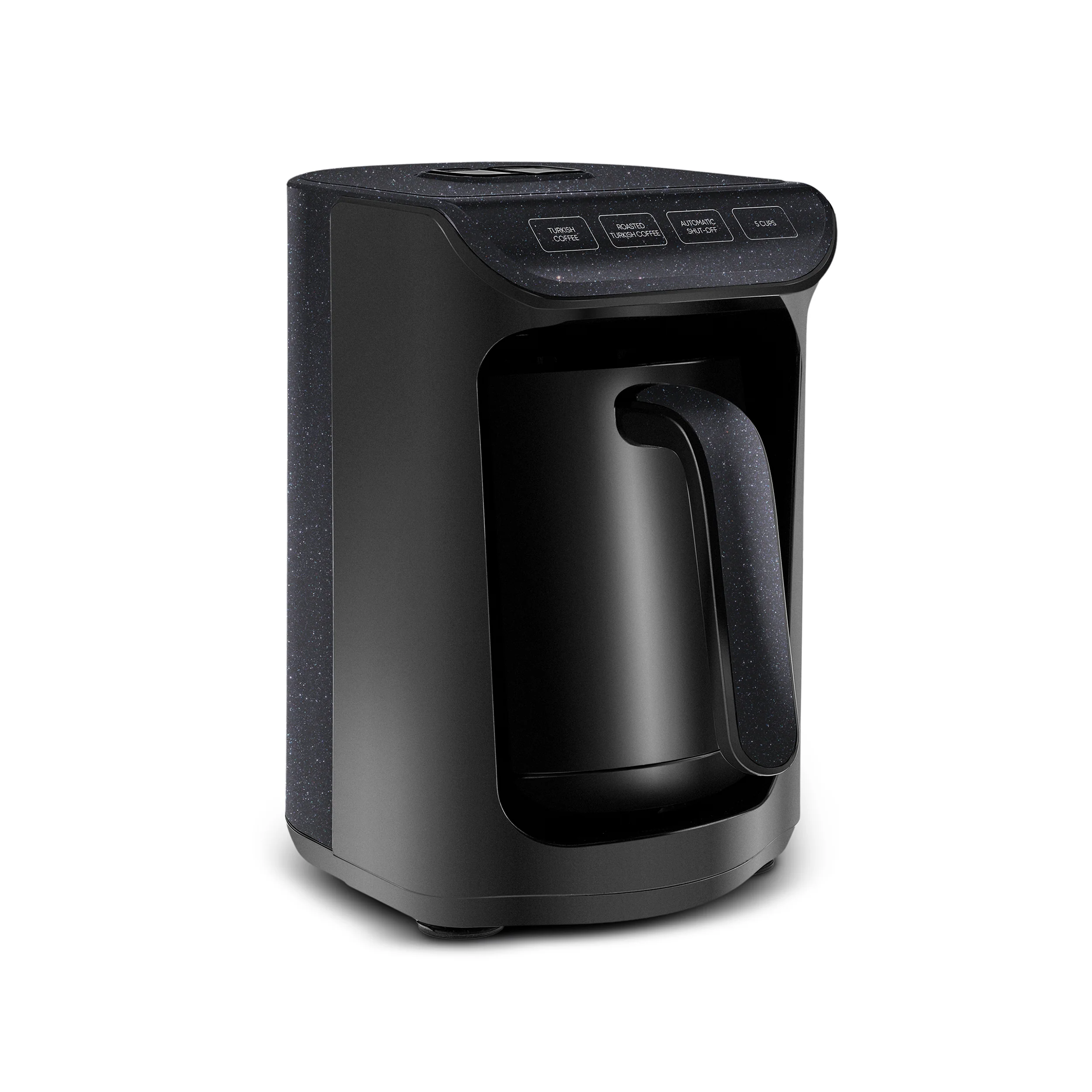 Karaca Hatır Köz Milky Machine à Café Turque, Noir Brillant