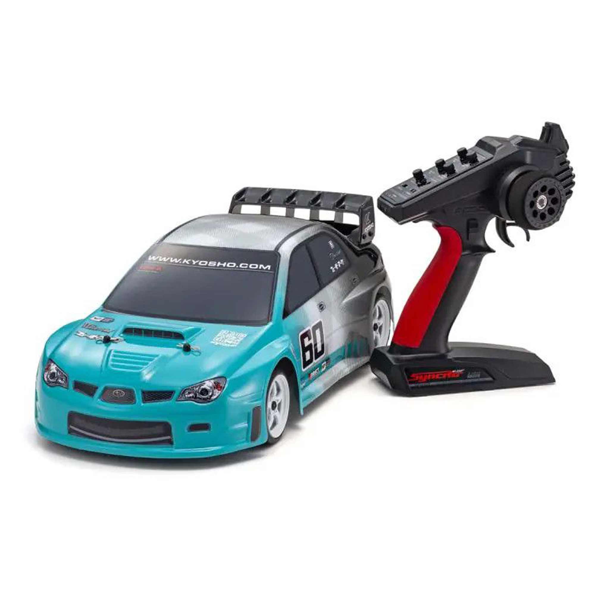 1/10 2006 Subaru Impreza Fazer Mk2 FZ02-D 4x4 On-Road Touring RTR, Turquoise