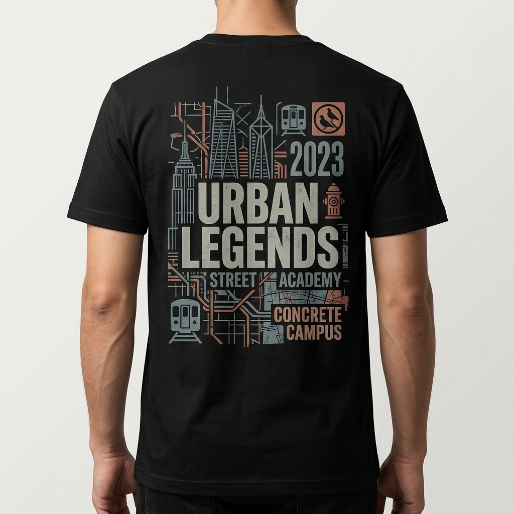 City Varsity Tee, Vintage Athletic Graphic T-Shirt, Unisex Streetwear Shirt CityTee2