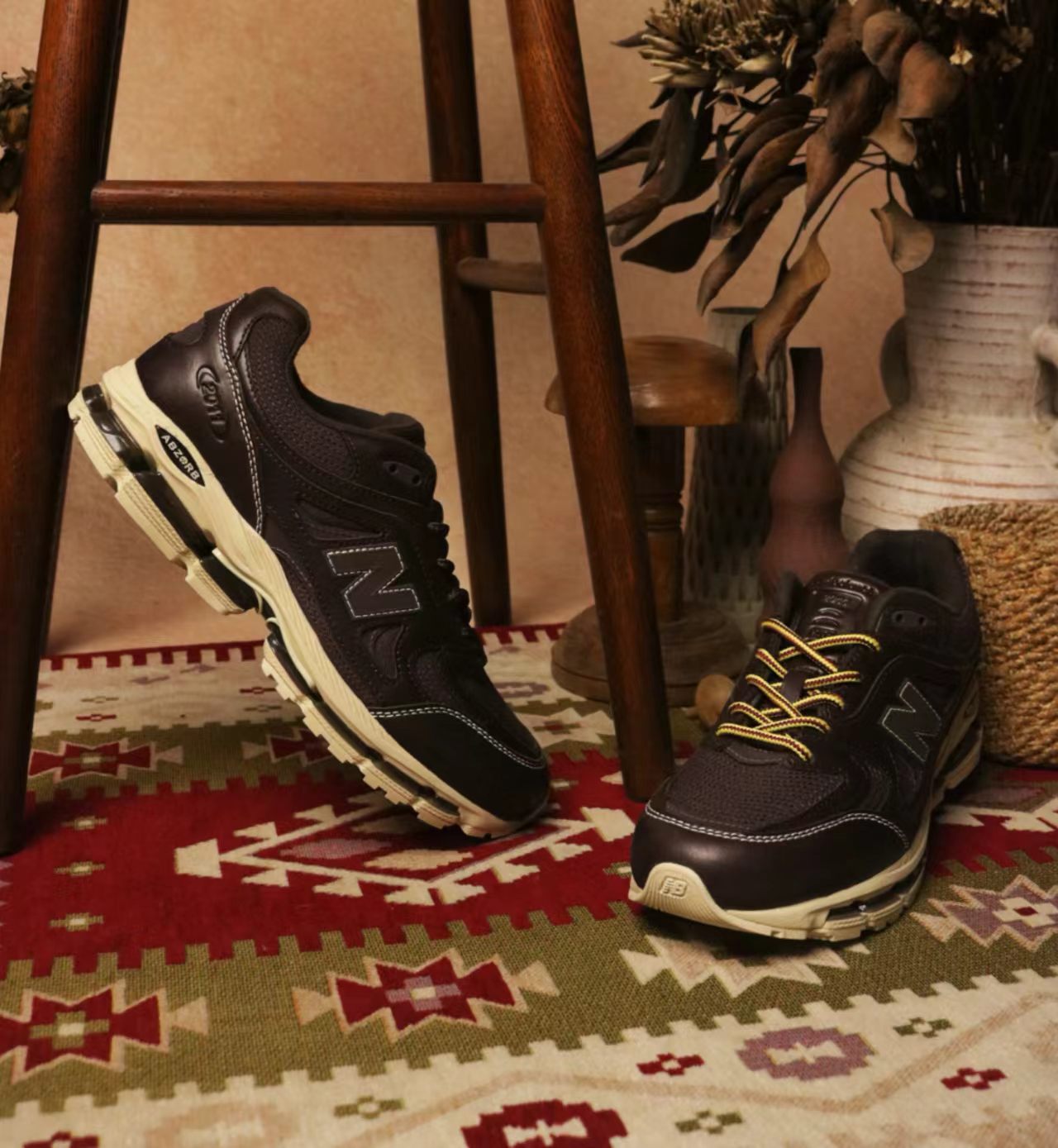 New Balance x Kith 2002R Black Leather