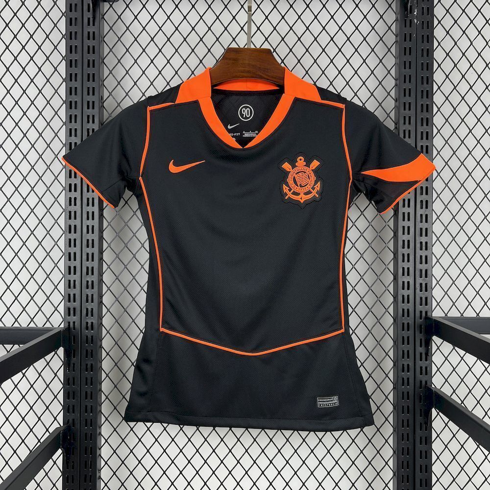Corinthians Soccer Jersey Third Away Women's Custom Shirt 2025-26