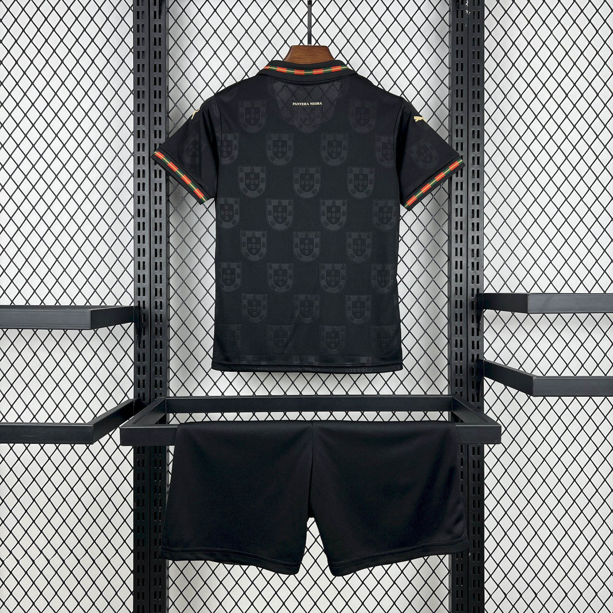 2026 Portugal Special Edition Black Shirt Kids Size